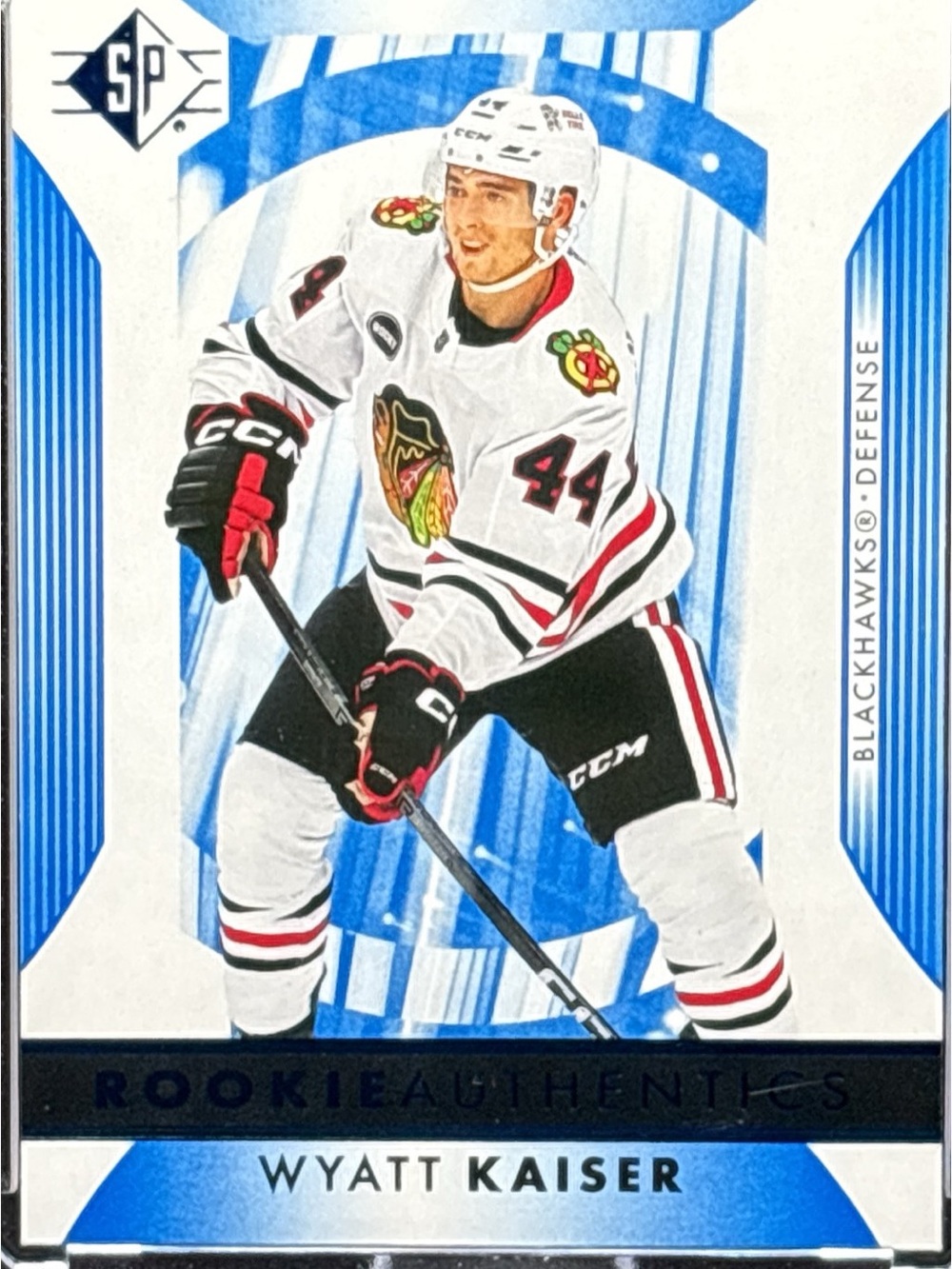 Upper Deck Wyatt Kaiser Rookie Hockey Trading Card